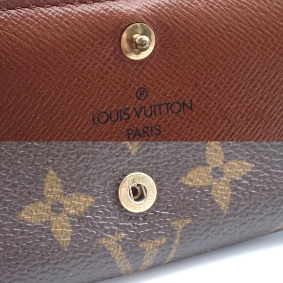 LOUIS VUITTON Porte Monnaie Billets Tresor Wallet Monogram Brown M61730 01EF434 - Picture 6 of 16